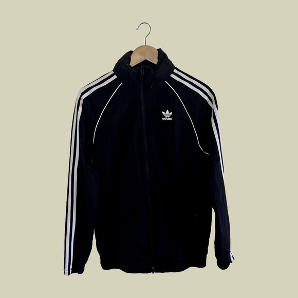 Adidas Black Track Jacket - Picture 1 of 3